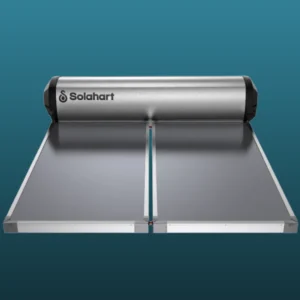 A Solarhart brand of Hot water System with solar panels - STL Plumbing on the Gold Coast