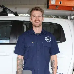Licenced and qualified Plumber, Sam Lennox owner of STL Plumbing based in Robina on the Gold Coast